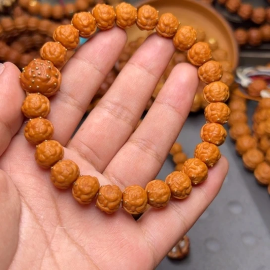 猴头核桃吊坠1.1尺寸金眼穿蟾王