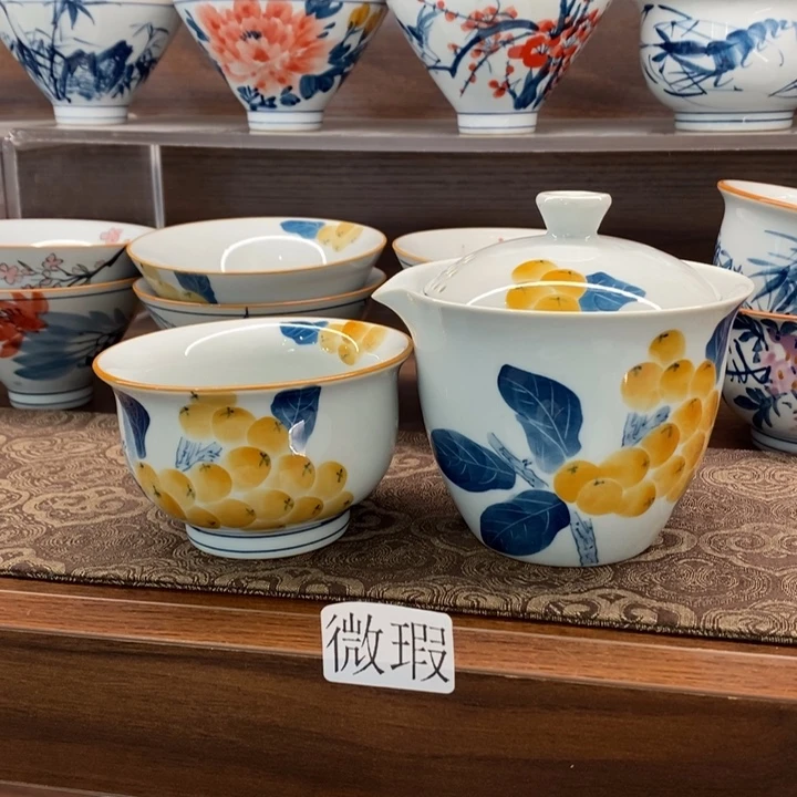 釉下老陶泥手工绘制