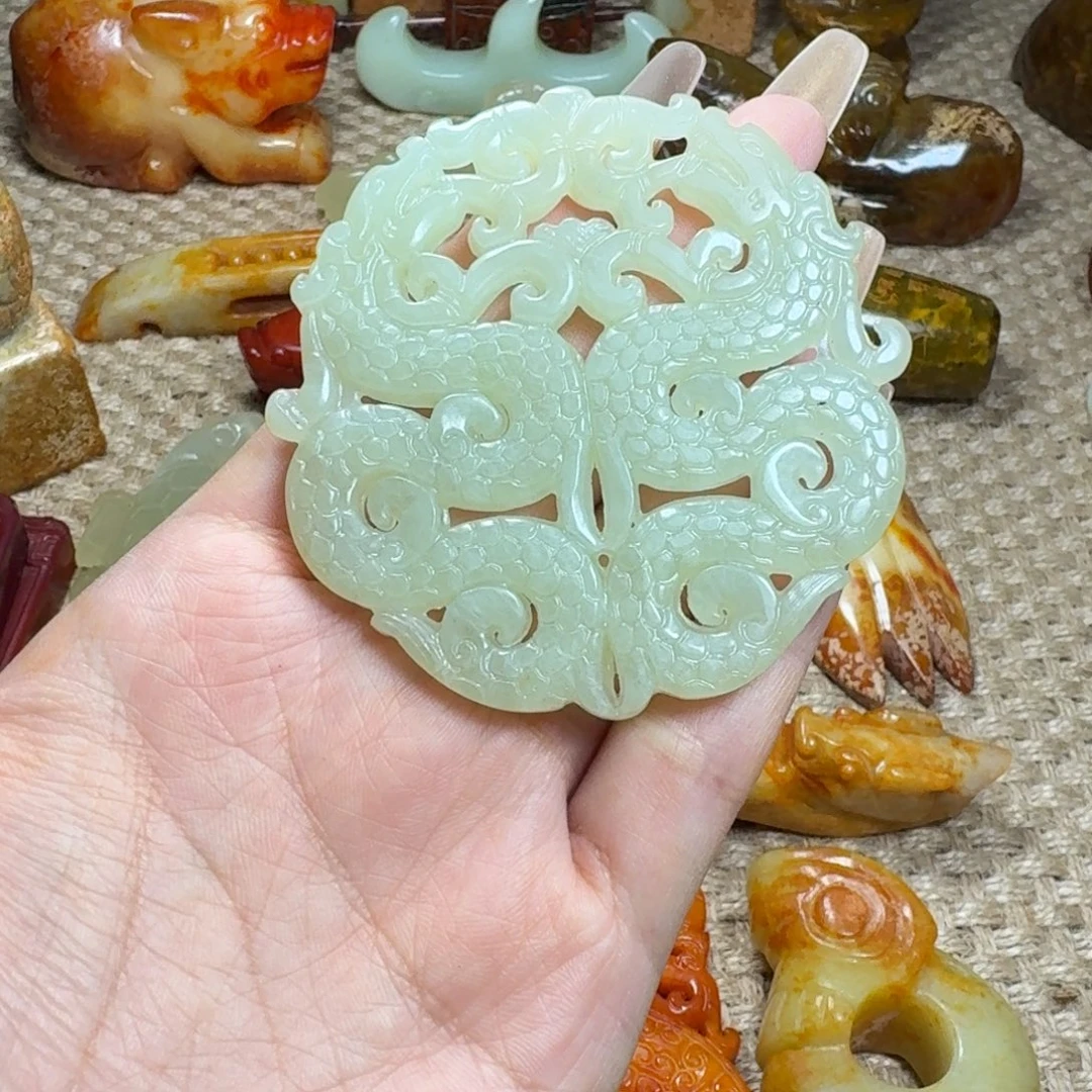 吊坠白玉菩提挂件