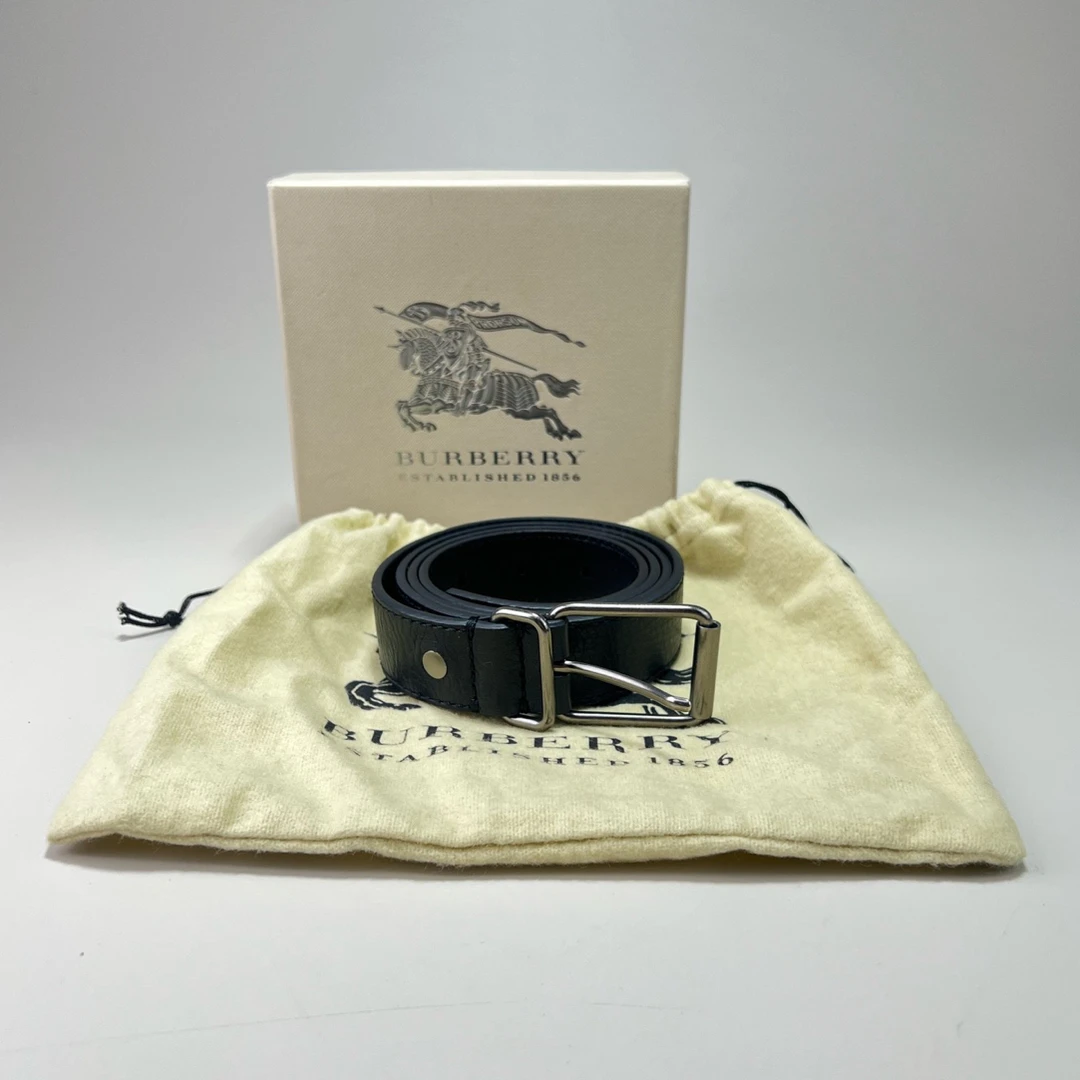 未使用 BURBERRY/博柏利 BURBERRY博柏利黑色皮带 腰带全新15053