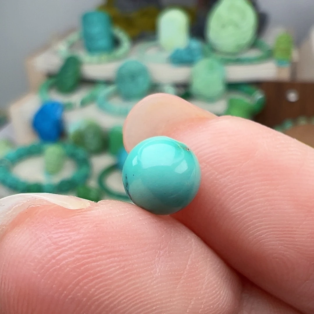 绿松石未镶嵌主播万珍