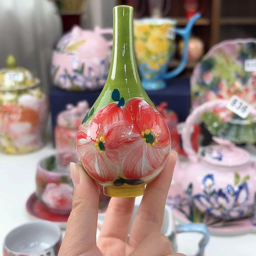 景德镇手绘高温釉下彩陶瓷茶具