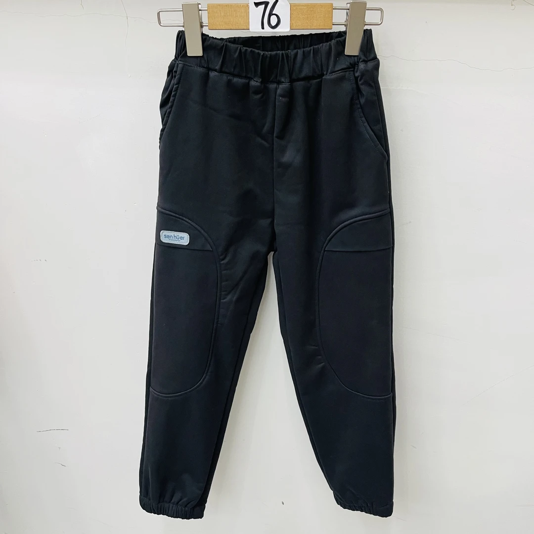 实体品牌童装大童梭织一体绒束脚长裤3313023106