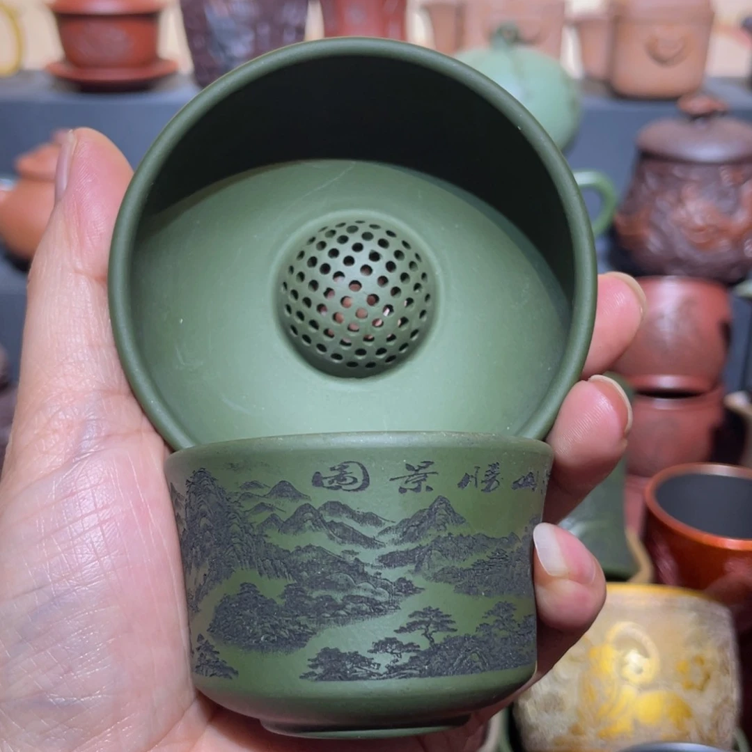 原矿紫砂手工主人杯