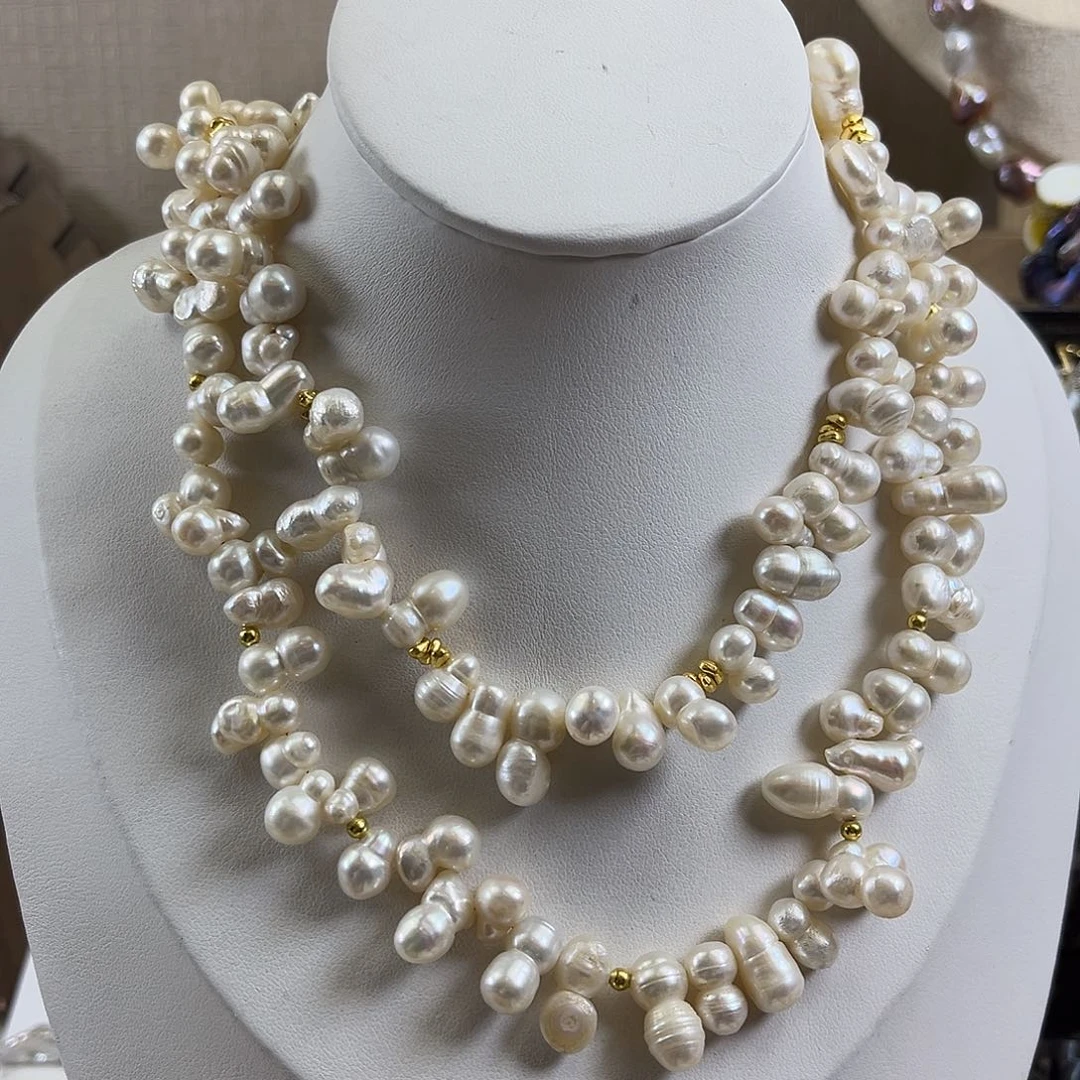 淡水珍珠项链未镶嵌【纯恬】多样性发货