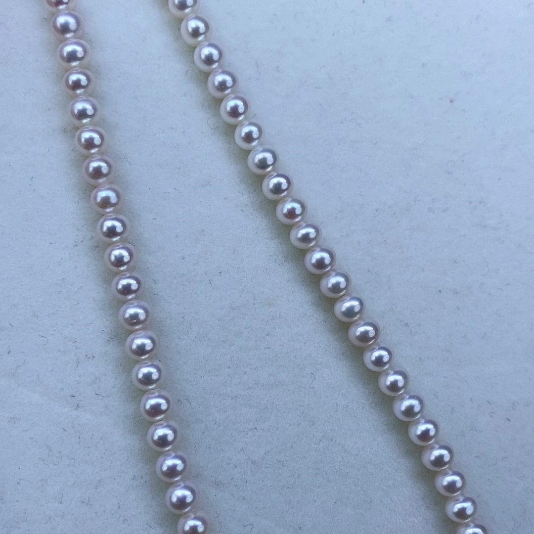 淡水珍珠颈饰银S925镶嵌➕5.6极光天女粉炫彩