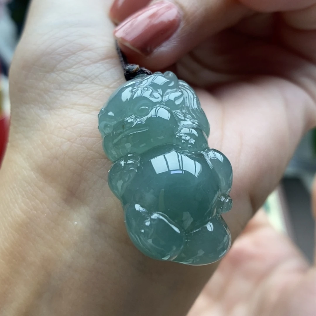 翡翠未镶嵌颈饰吊坠19