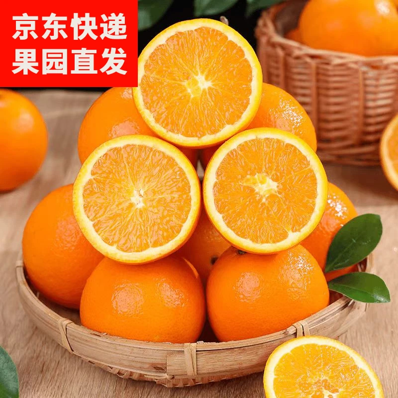 【坏果包赔】江西赣南脐橙4.5斤正宗橙子现摘当季水果产地直发【DB】