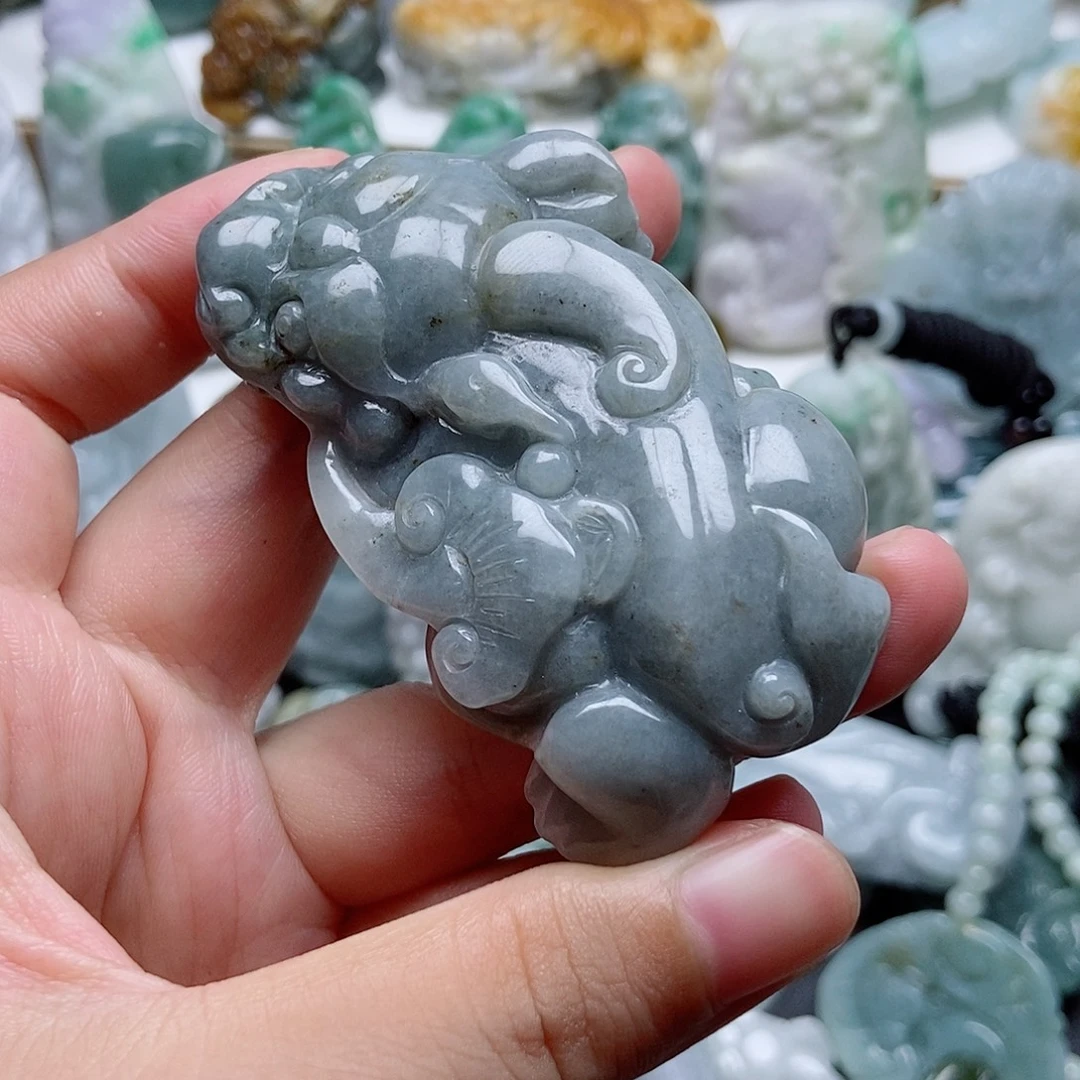 翡翠未镶嵌吊坠(不含链)1