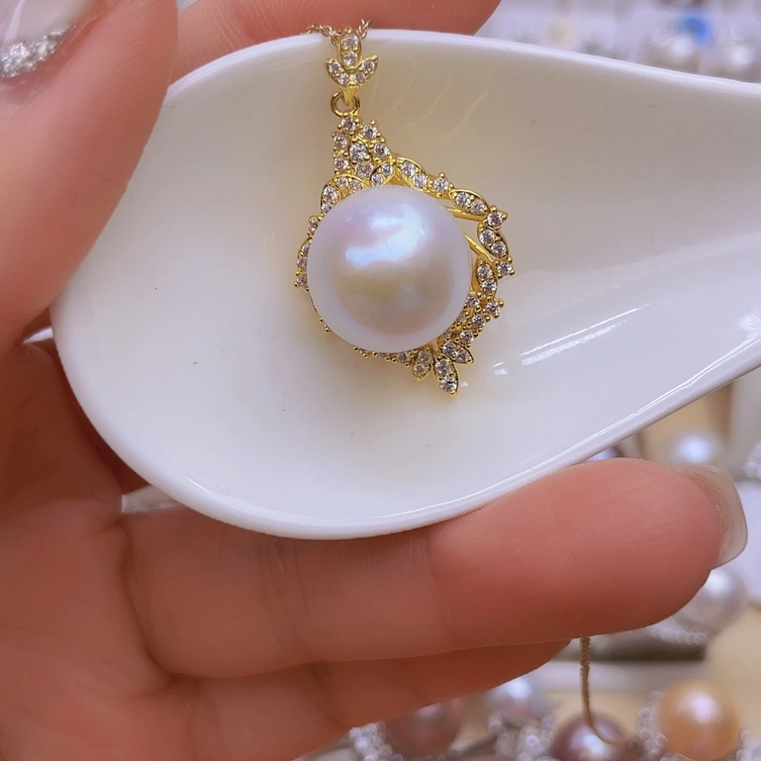 吊坠(赠链)未镶嵌淡水珍珠14