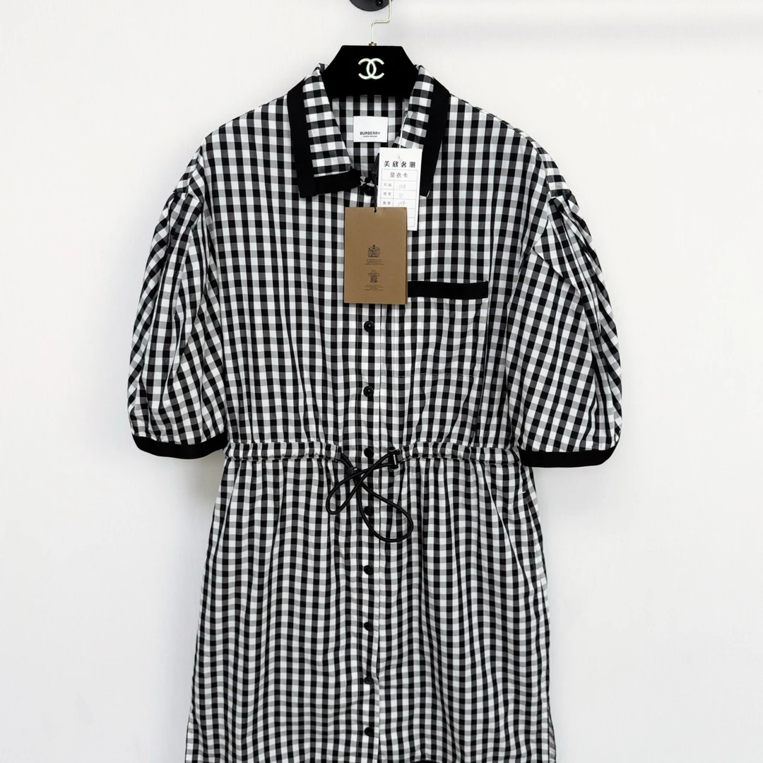 99新 BURBERRY/博柏利 全新连衣裙 UK8码 胸围104 衣长94