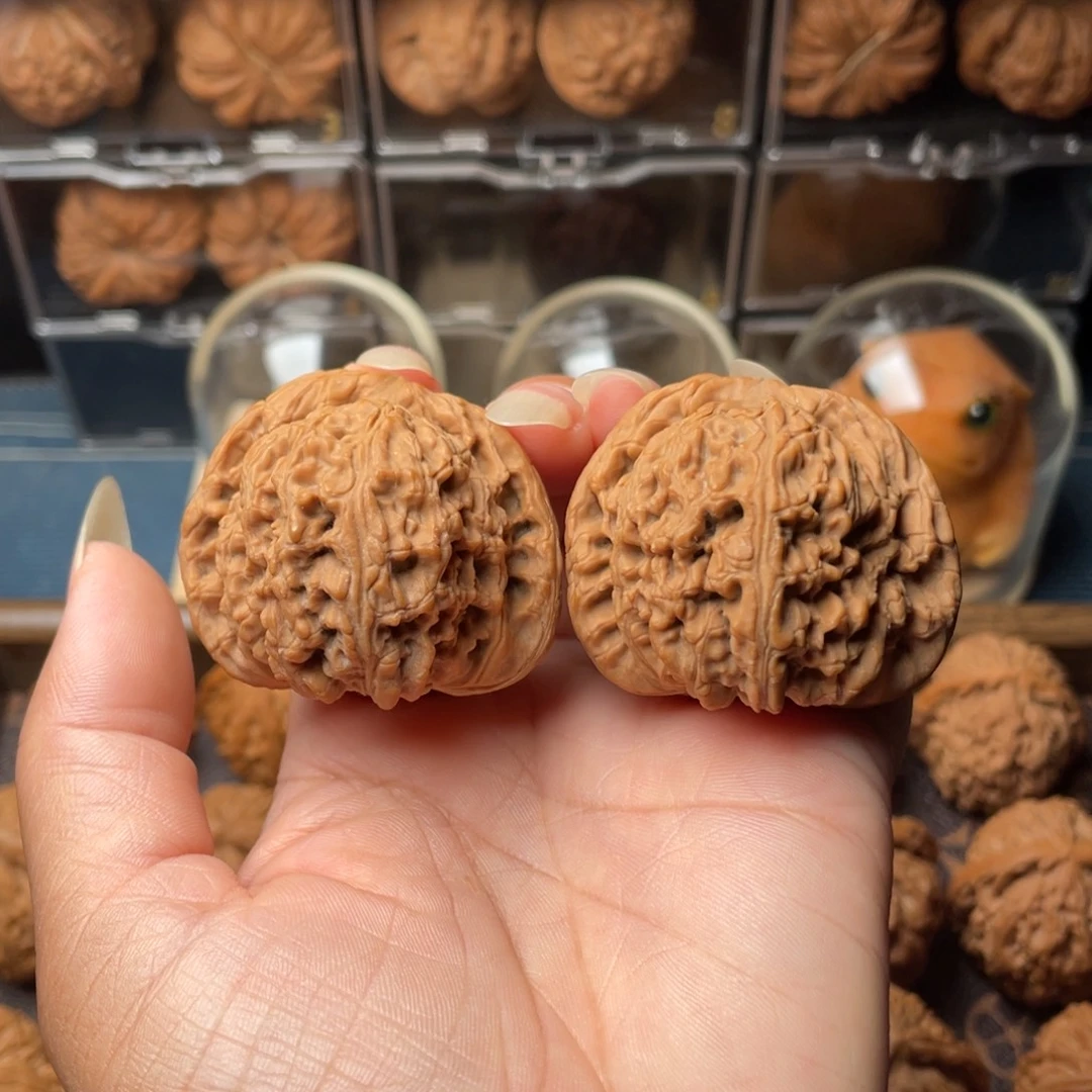 把件文玩核桃44+南疆石