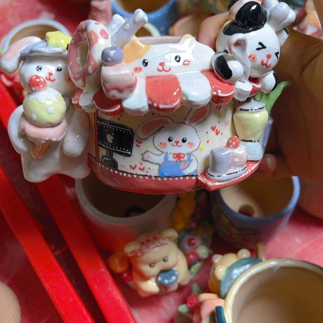 清仓老梧家手工多肉花盆