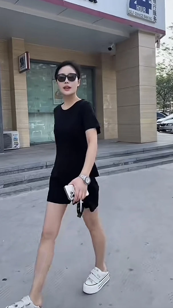 Miss huo 亮片网眼板鞋 C 米色 L-3322