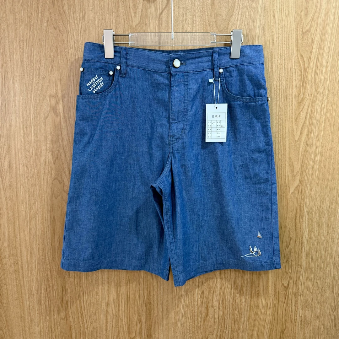 未使用 LouisVuitton/路易威登 SS25刺绣帆船字母短袖29码2592402