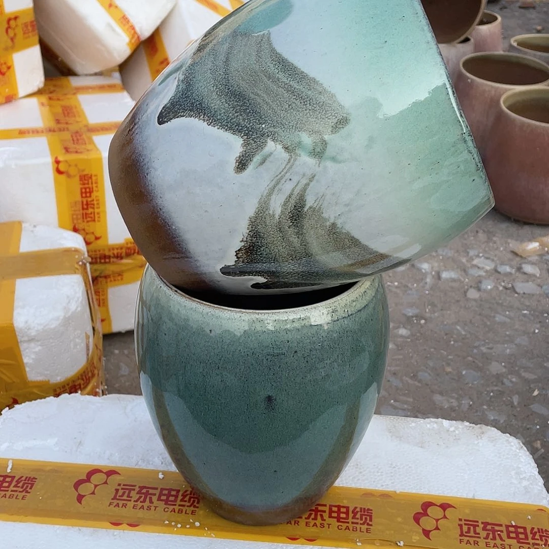 红陶宜兴紫砂花盆