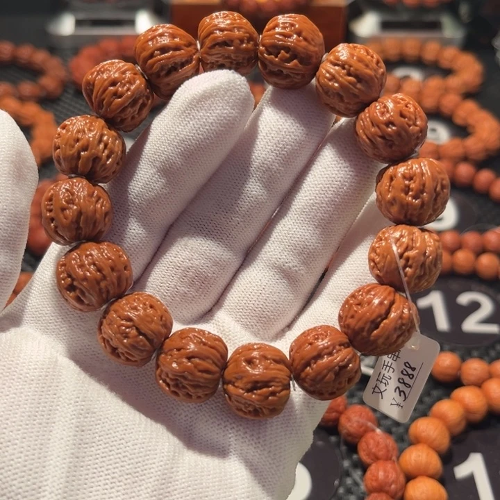 手串文玩核桃龙**海核桃手串1.8尺寸全品