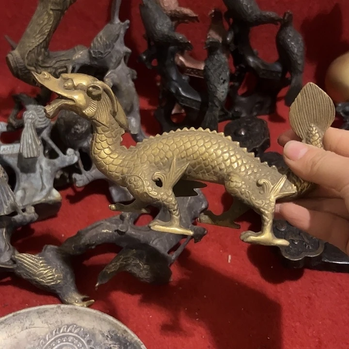 黄铜摆件，文房工艺品摆件