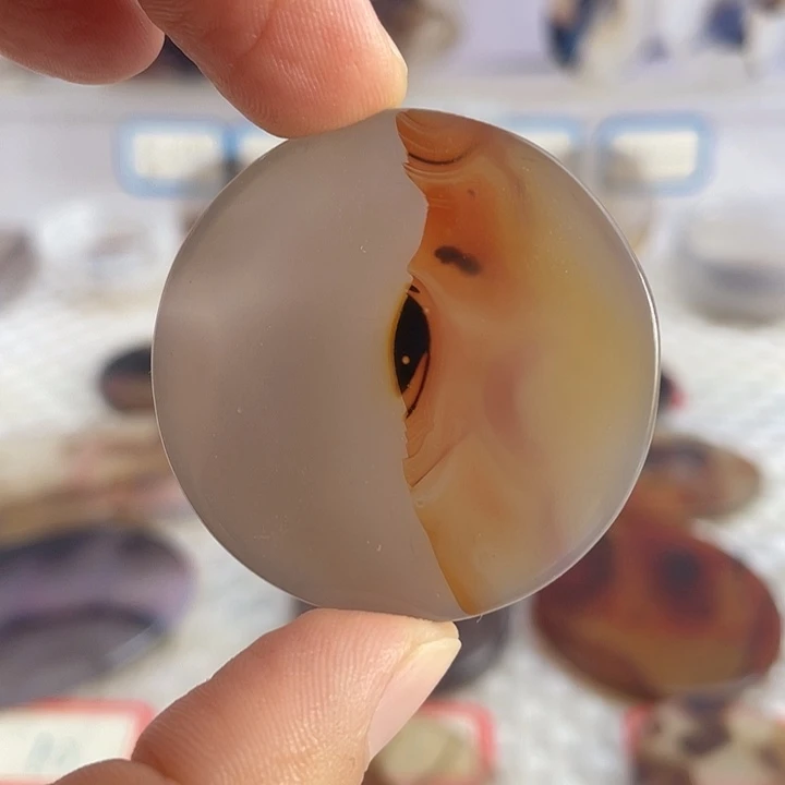 玛瑙/玉髓合金颈饰