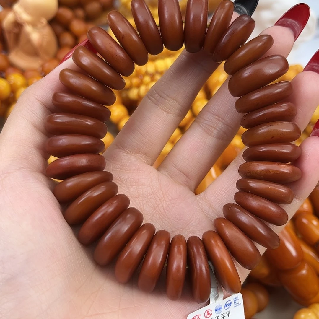 琥珀颈饰未镶嵌蜜蜡