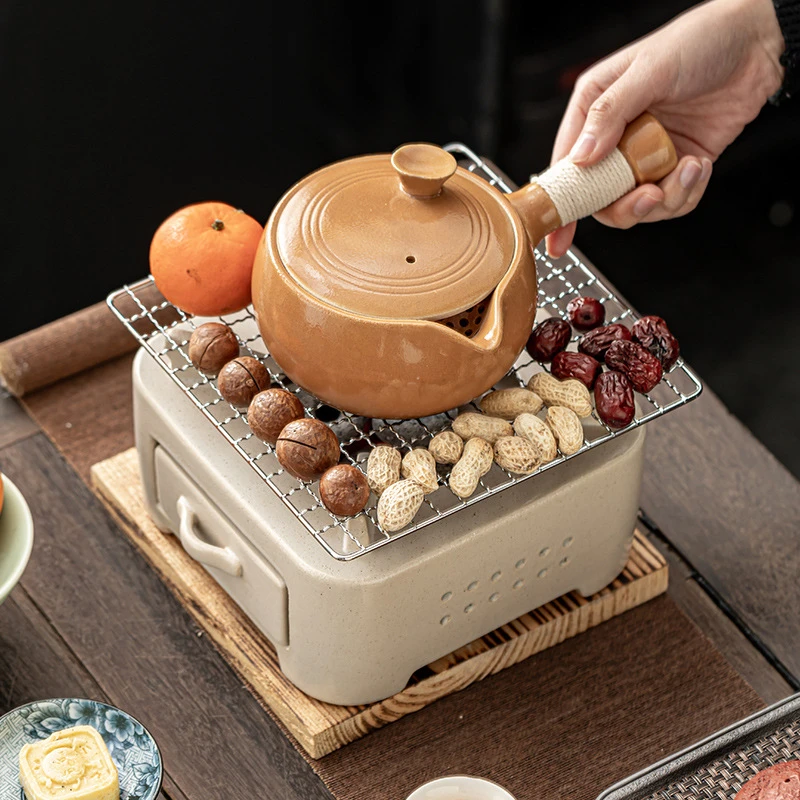 日式粗陶煮茶炉家用户外聚会烧烤商用炉烤生蚝炭炉网红烧烤炉其他