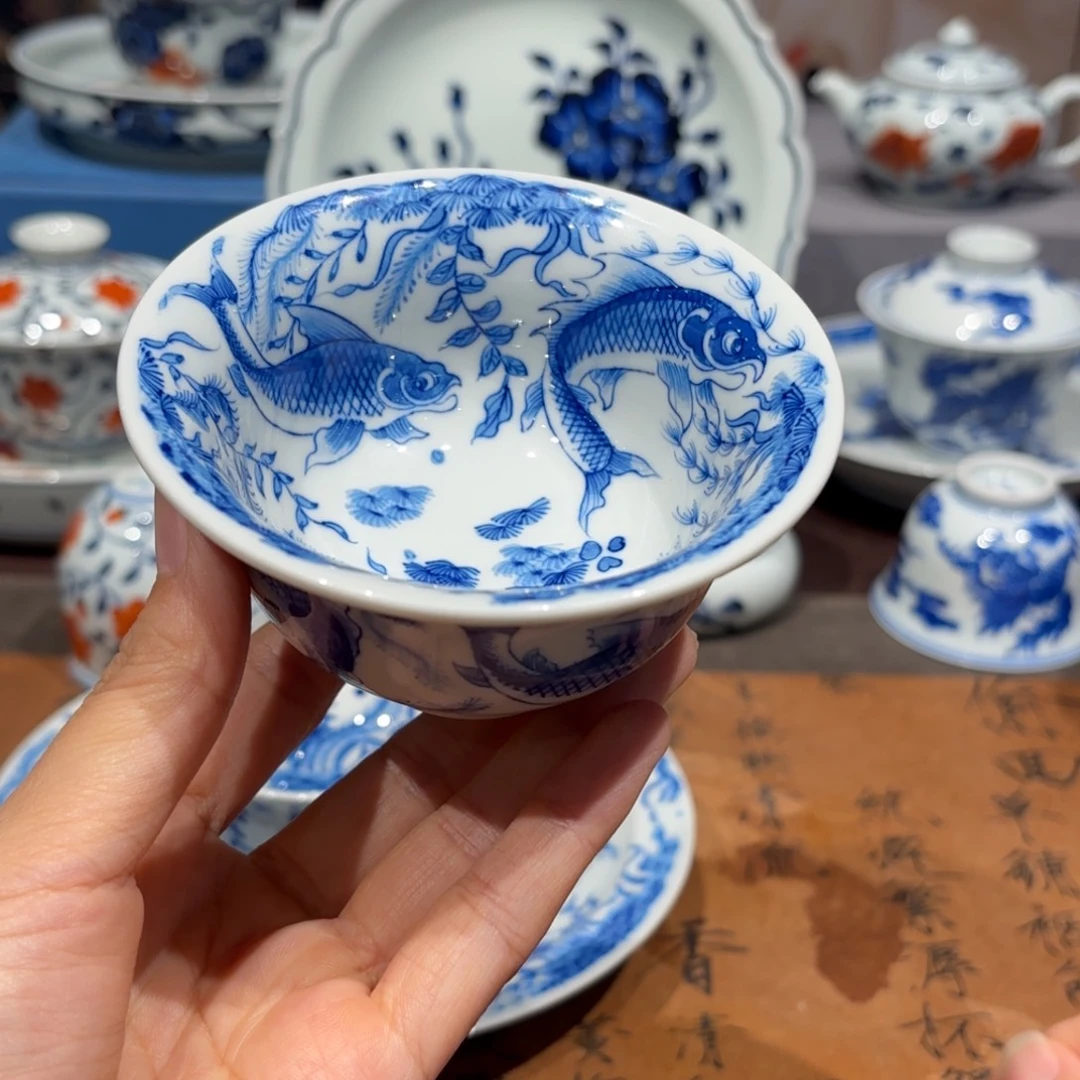 手工手绘陶瓷茶具
