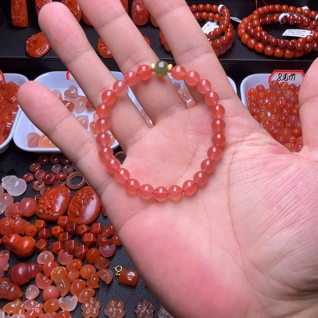 南红玛瑙未镶嵌珠宝半成品