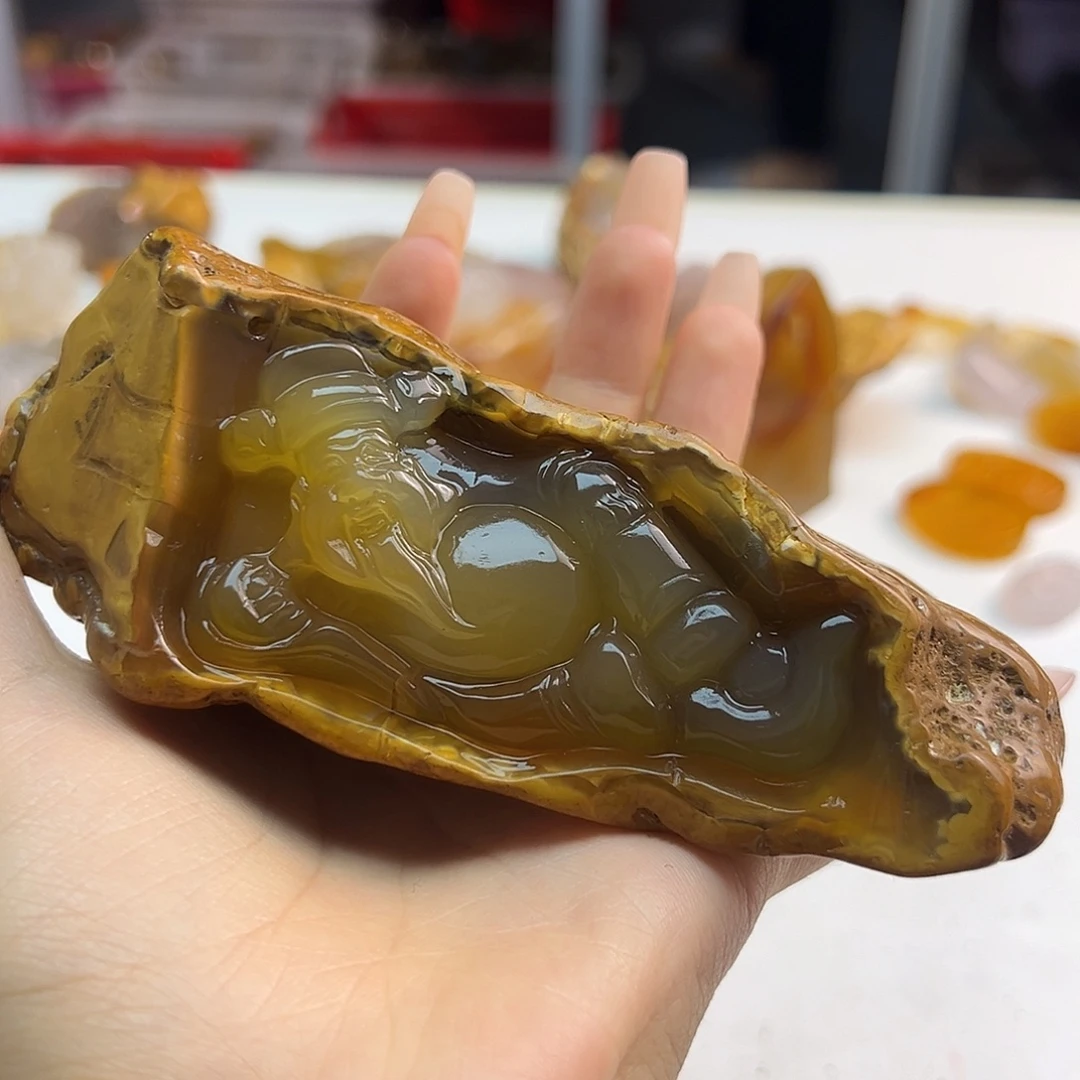 玛瑙/玉髓合金颈饰