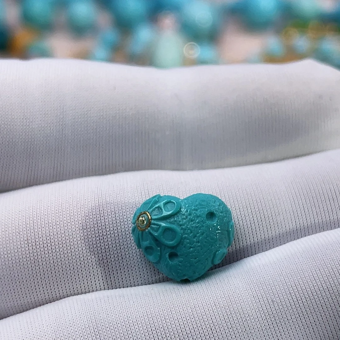 绿松石珠宝奇石未镶嵌