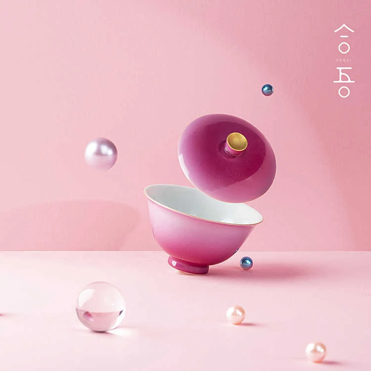 【雲梦】合吾丹子-撩花盖碗