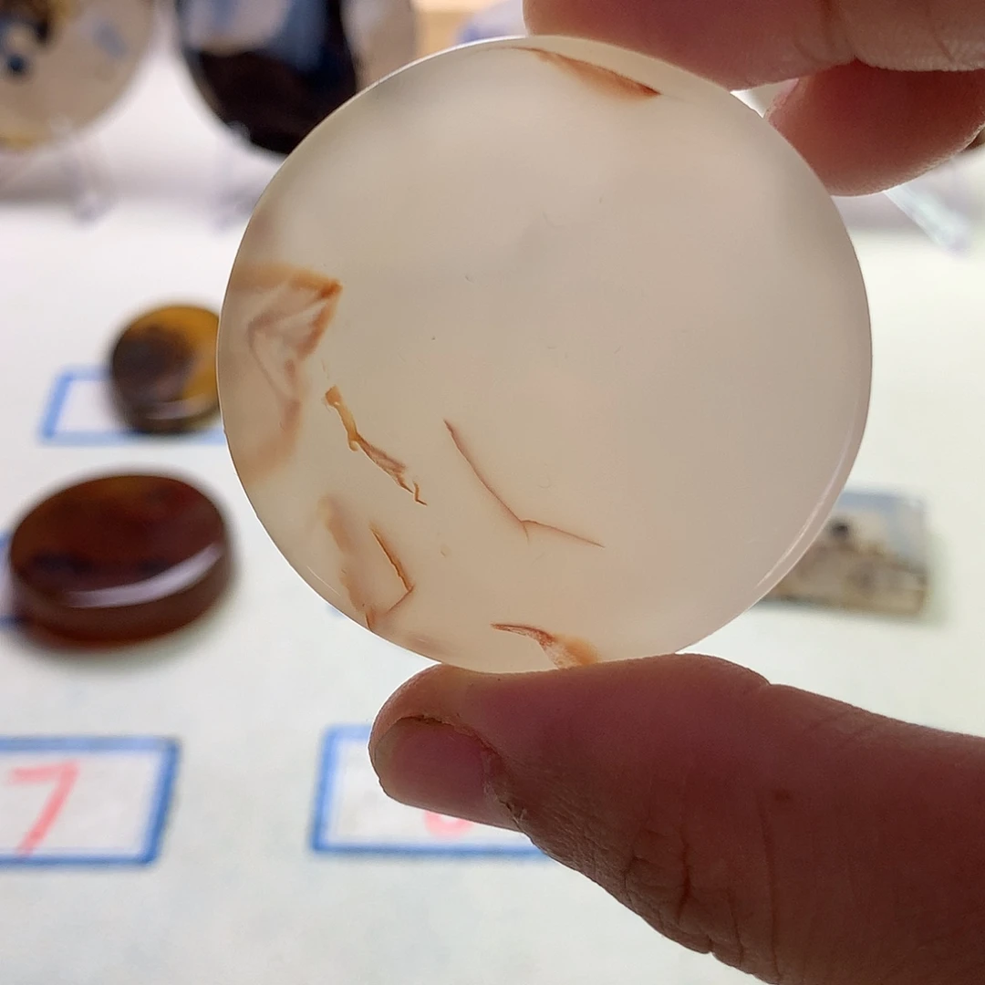 未镶嵌玛瑙/玉髓珠宝半成品