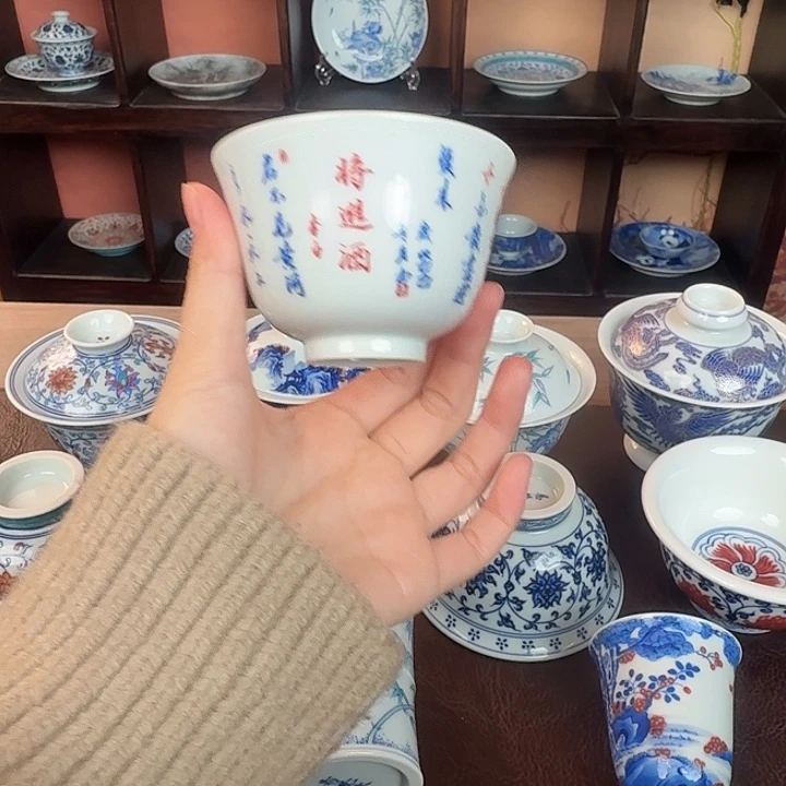 景德镇陶瓷手绘作品