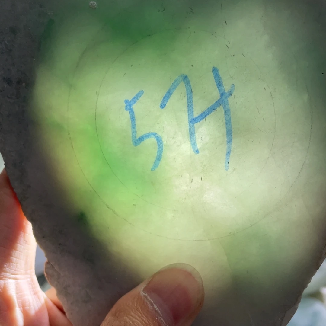 翡翠未镶嵌挂件K缅甸天然翡翠片料