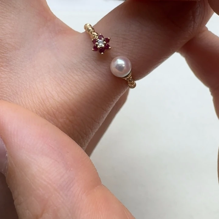 海水珍珠戒指未镶嵌