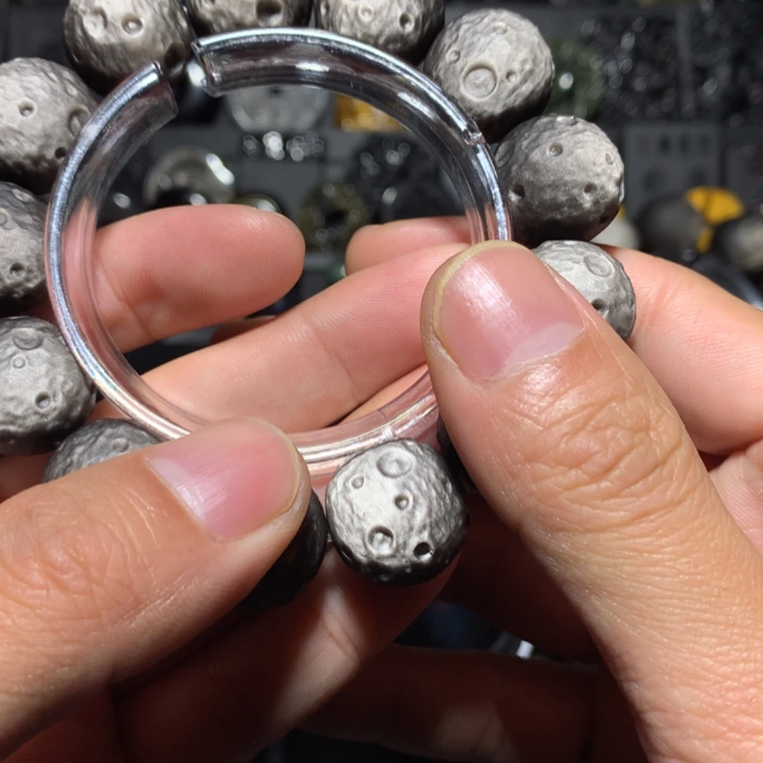 ₯***痕黑曜岩未镶嵌珠宝奇石