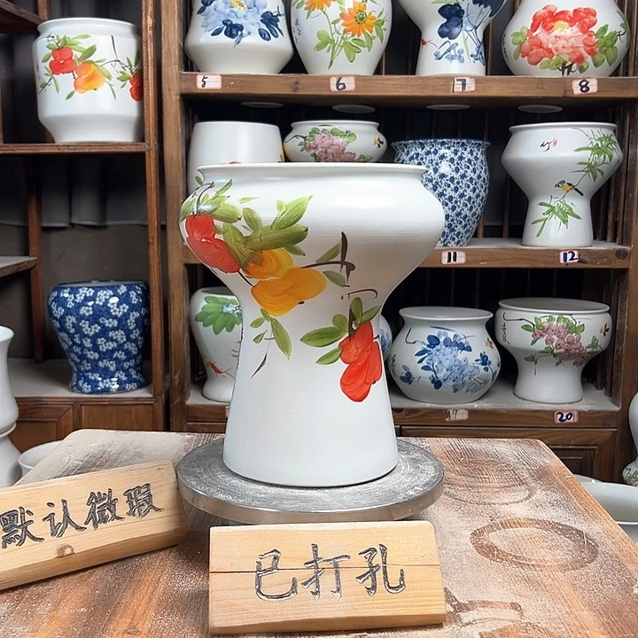 摆件蘑菇四字新款陶瓷