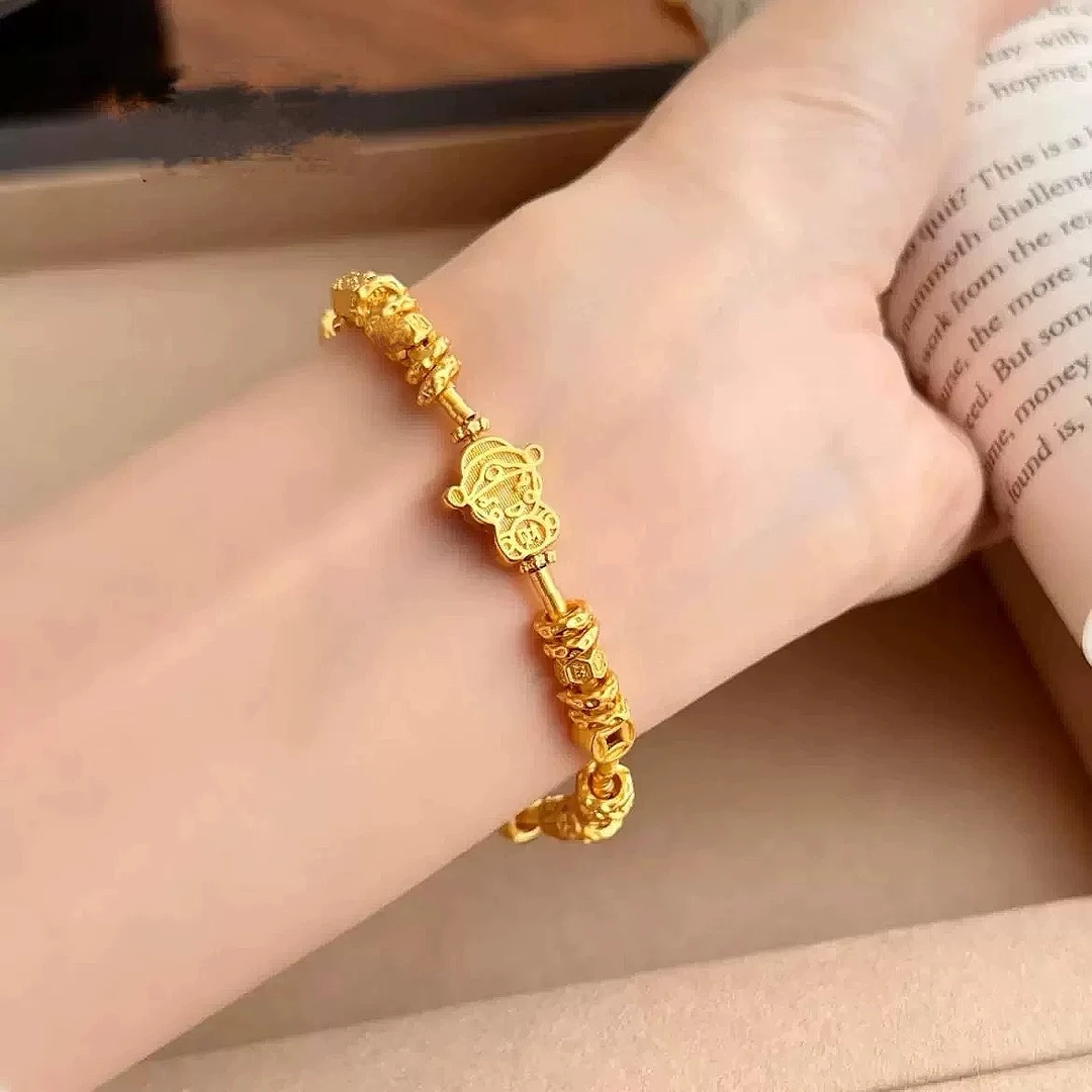 【清货专属链接】SL2567 前程似锦小状元钱币盘缠手链