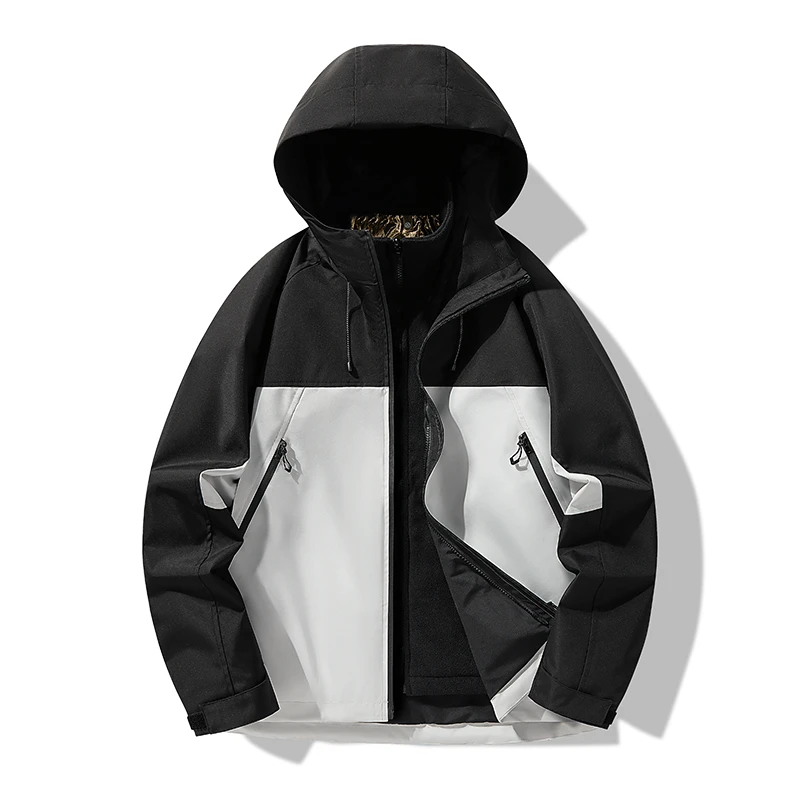 三合一冲锋衣男女秋冬新款可拆卸防风防水加厚保暖户外登山服外套