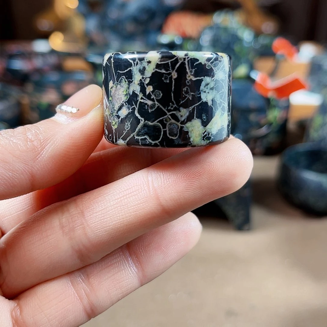 文人雅器安山玉茶器