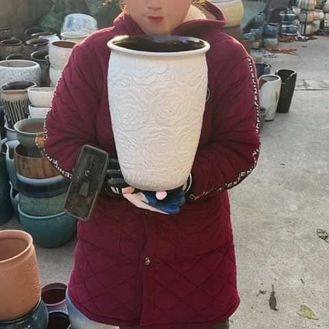 口20高30瑕疵盆子。