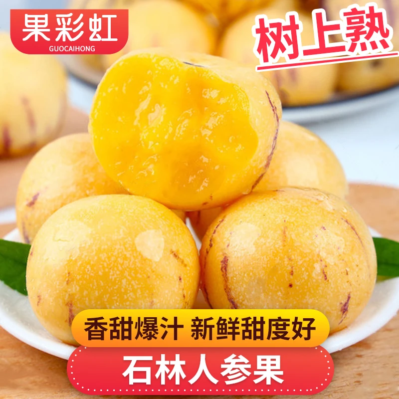 【果彩虹】云南石林人参果1-4.5斤树上熟香甜爆汁新鲜应季水果好吃
