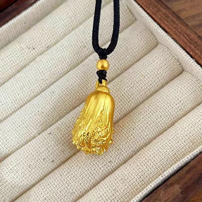 铜合金吊坠 合金项链白菜百财吊坠时尚气质