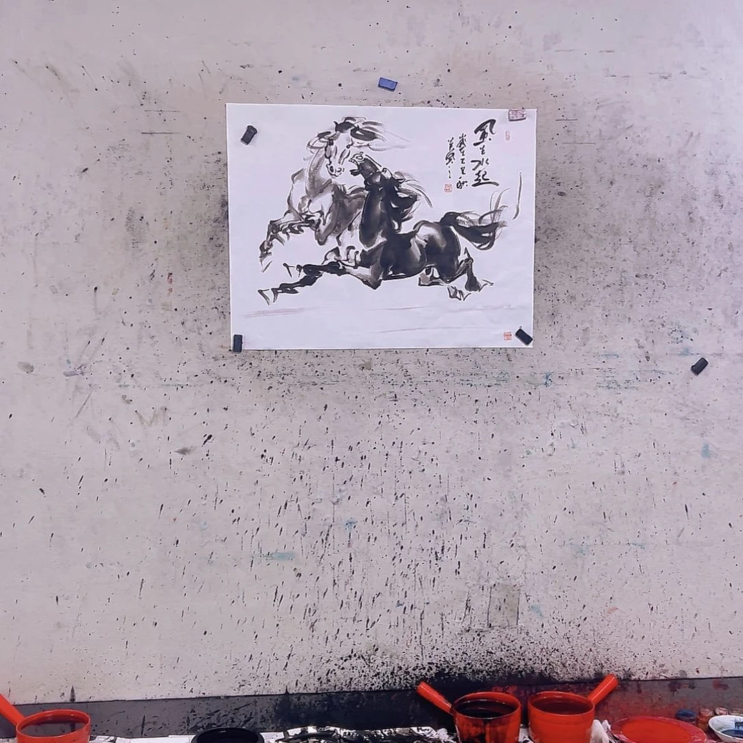 最***国国画三尺90x70cmcm