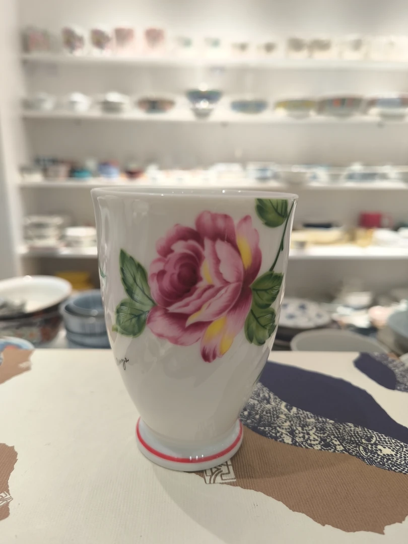 日瓷 KENZO 高田贤三花卉款 水果花茶手握杯