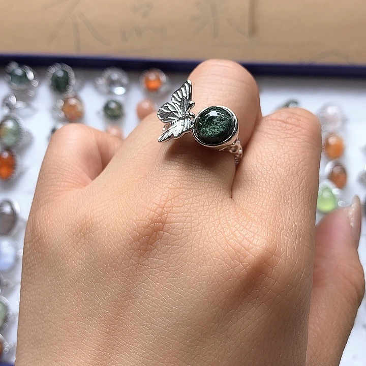 水晶水晶戒指银S925镶嵌B****k