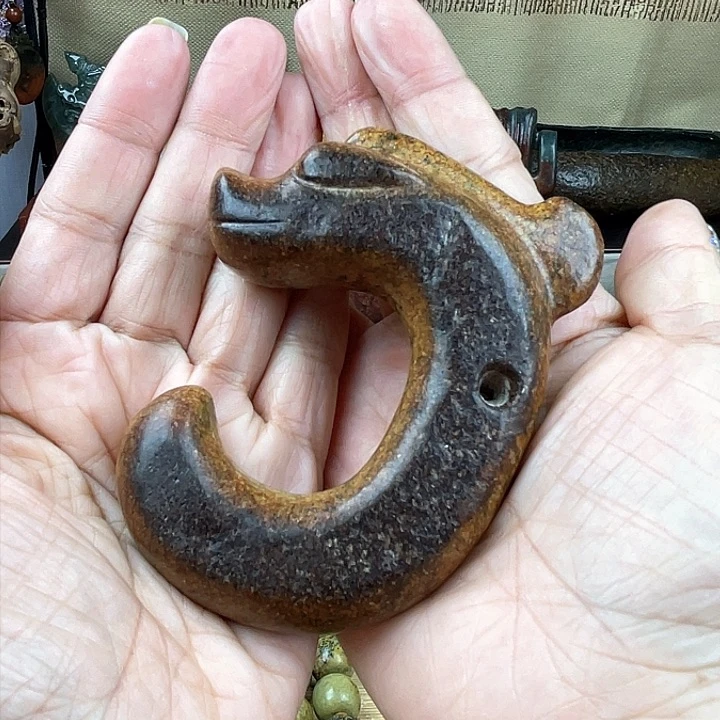 岫岩河磨玉（透闪石质玉）把件未镶嵌(****