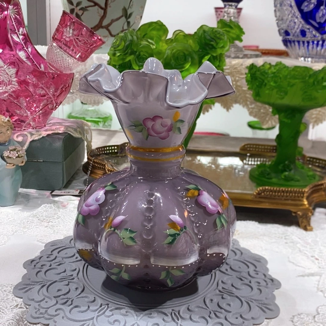 陶瓷芬顿复刻款琉璃瓜珠瓶