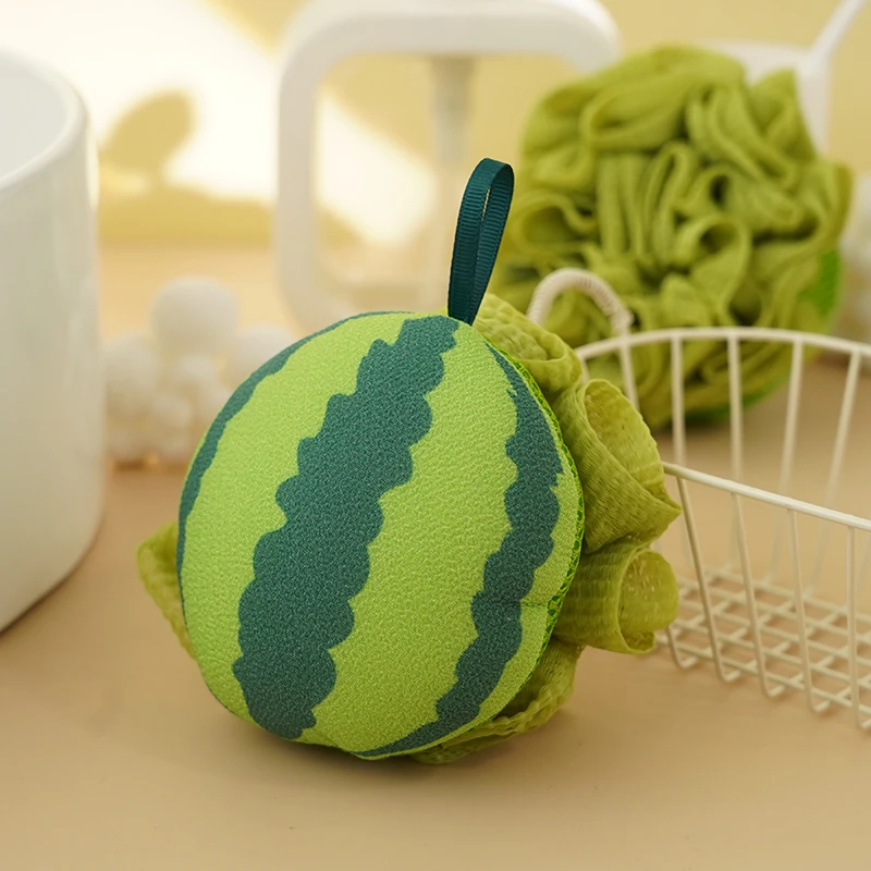 可爱卡通儿童沐浴球不易散花加厚家用柔软起泡绵密洗澡成人沐浴球