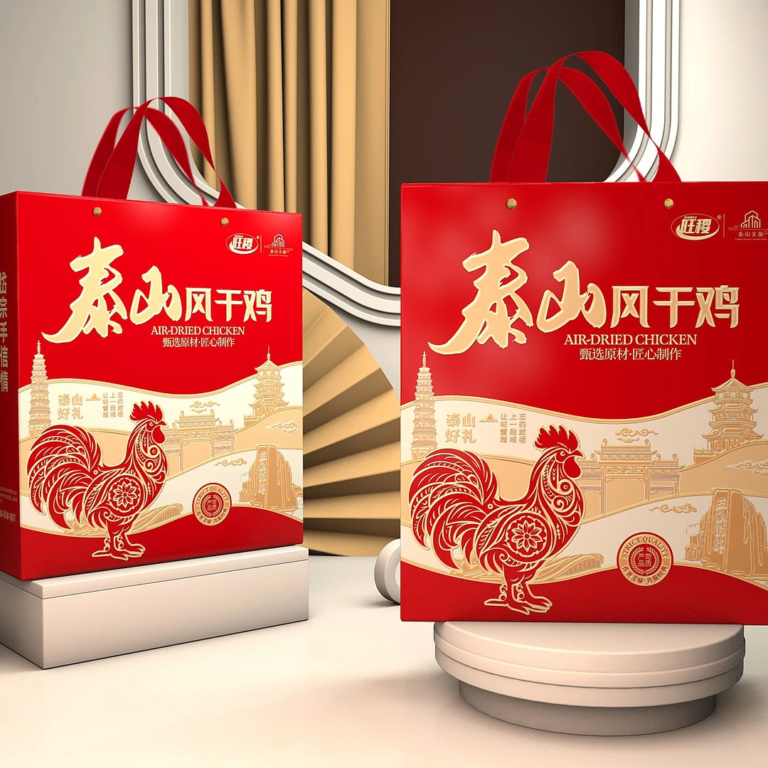 风干鸡礼盒组合装送礼有面 上档次