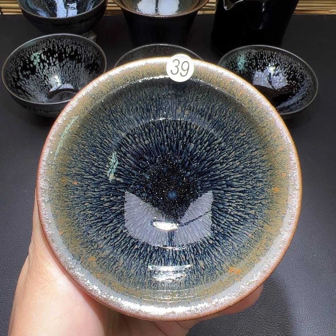 茶盏龙窑柴烧建盏